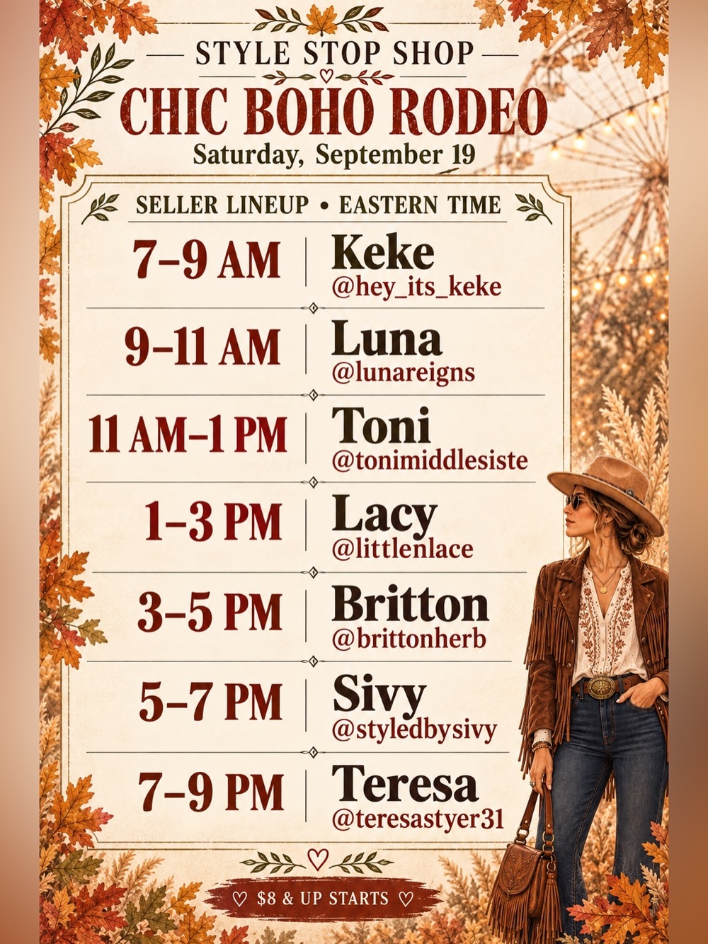 Fall CHIC. BOHO. RODEO | Style Stop Shop